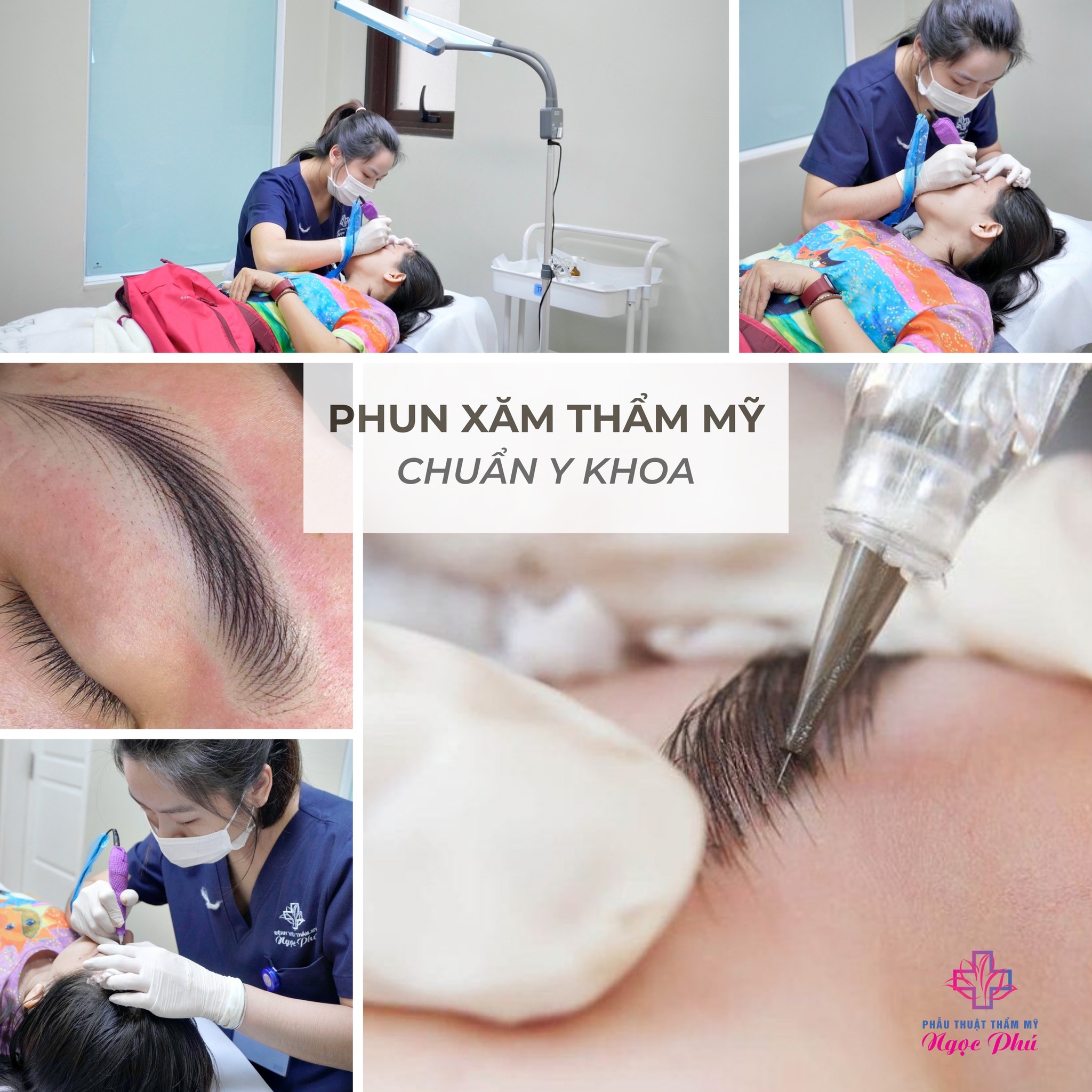 Kỹ thuật viên sẽ đánh giá kích thước, hình dáng và tỉ lệ của khuôn mặt để xác định dáng mày hoặc môi phù hợp.